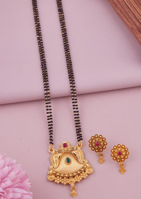 BELLADOR Alloy Gold-plated Multicolor Jewellery Set(Pack of 1)