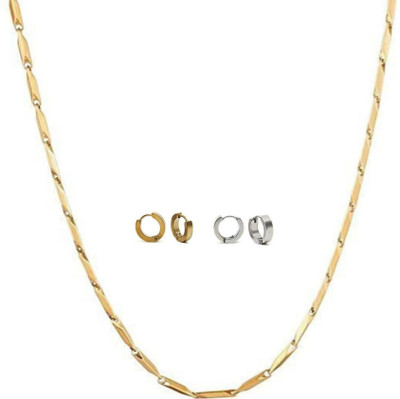 Vipunj Brass, Alloy Sterling Silver Gold, Silver Jewellery Set(Pack of 3)