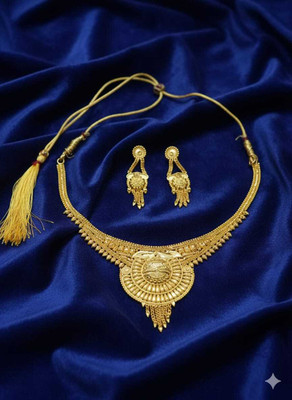 ZENVIA Alloy Gold Jewellery Set(Pack of 1)