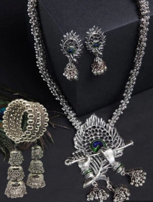 oplera spark Oxidised Silver Silver Jewellery Set(Pack of 1)