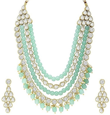 CATALYST Brass Green Jewellery Set(Pack of 1)