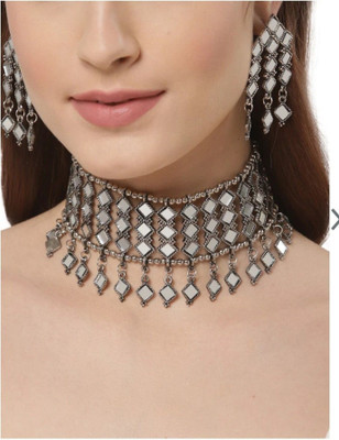 JMBW INTERNATIONAL Alloy Silver Jewellery Set(Pack of 2)