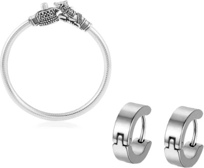 house of common Alloy, Stainless Steel Sterling Silver Silver Jewellery Set(Pack of 3)