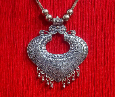 Maity Mitra Brass Silver Silver Jewellery Set(Pack of 1)