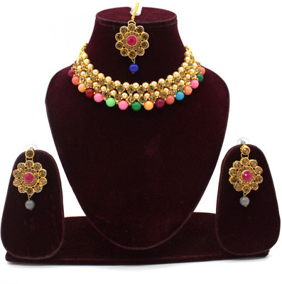 BELLACRAZE Alloy Multicolor Jewellery Set(Pack of 1)