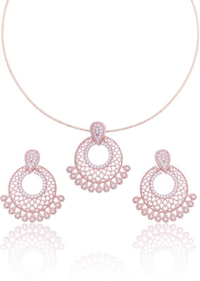 SNAPPY STORE Alloy Rose Gold Jewellery Set(Pack of 1)