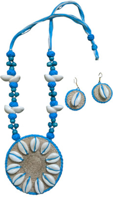 Ritika Kritika creation Terracotta Blue, White Jewellery Set(Pack of 1)