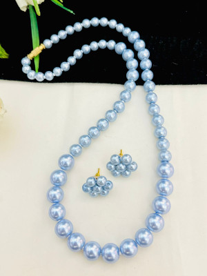 DENICRAAS Alloy Brass Blue Jewellery Set(Pack of 1)