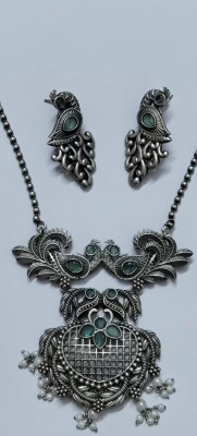 The Cloud Lane Metal Silver Jewellery Set(Pack of 3)