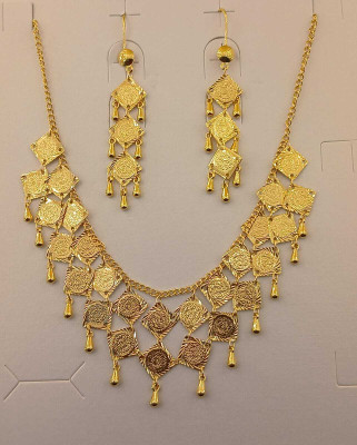 Marsify World Brass, Alloy Gold-plated Gold Jewellery Set(Pack of 1)