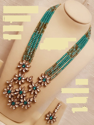 CATALYST Alloy Gold-plated Green, Blue Jewellery Set(Pack of 1)