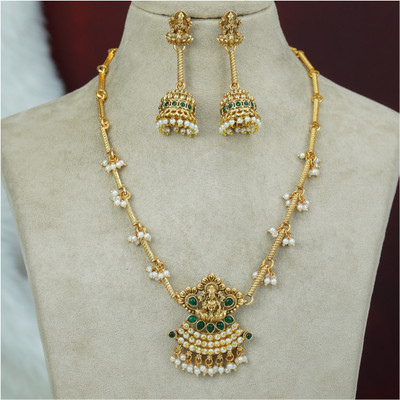 DC Alloy Green Jewellery Set(Pack of 1)