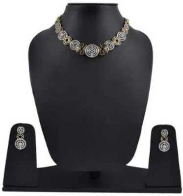 Opus Gems Alloy Gold-plated Gold Jewellery Set(Pack of 1)