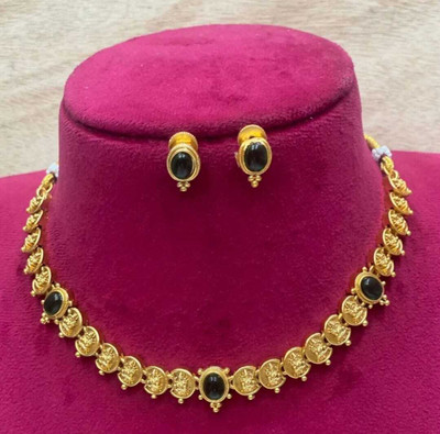 Joyful Alloy Green Jewellery Set(Pack of 1)