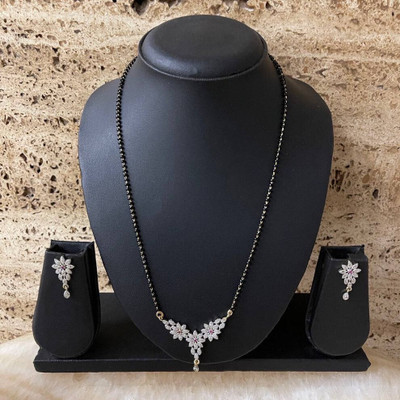 CLONEO Alloy Gold-plated White Jewellery Set(Pack of 3)