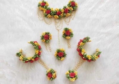 CRAFTSAI EXPORTS Fabric Multicolor Jewellery Set(Pack of 6)