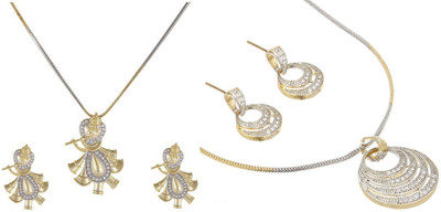 Velvet Jewelz Alloy Multicolor Jewellery Set(Pack of 2)