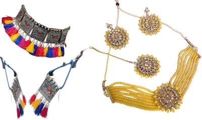 JMBW INTERNATIONAL Alloy Multicolor Jewellery Set(Pack of 2)