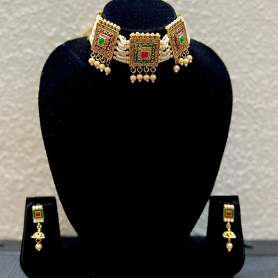 Orabella Alloy Gold-plated Multicolor Jewellery Set(Pack of 3)