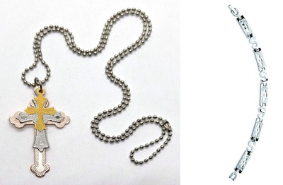 KINGSTYLEIMPEX Dori, Alloy Silver, Gold Jewellery Set(Pack of 1)