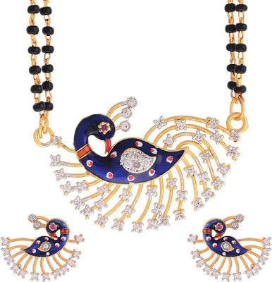 Opus Gems Alloy Gold-plated Multicolor Jewellery Set(Pack of 1)
