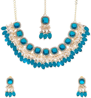 YELLOW CHIMES Brass Multicolor Jewellery Set(Pack of 1)