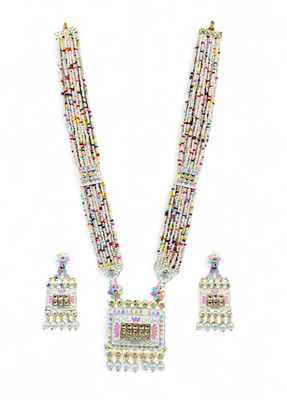 Antiquejewellry Mother of Pearl Gold-plated Multicolor Jewellery Set(Pack of 1)