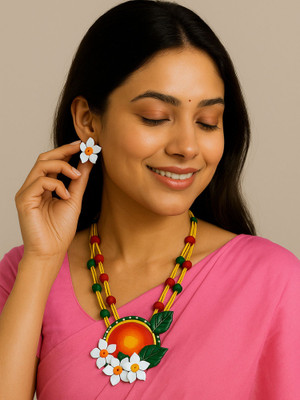 SUZU Clay Multicolor Jewellery Set(Pack of 1)