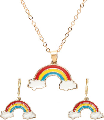 Dressberry Alloy Gold-plated Multicolor Jewellery Set(Pack of 3)