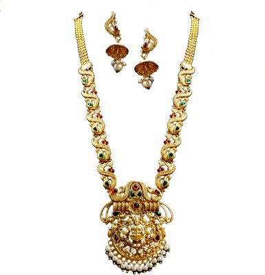 DTI Fashion Alloy Gold-plated Gold Jewellery Set(Pack of 1)