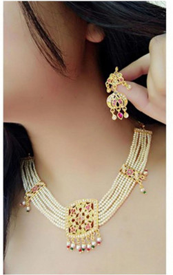 Bhagya Lakshmi Alloy Multicolor Jewellery Set(Pack of 1)