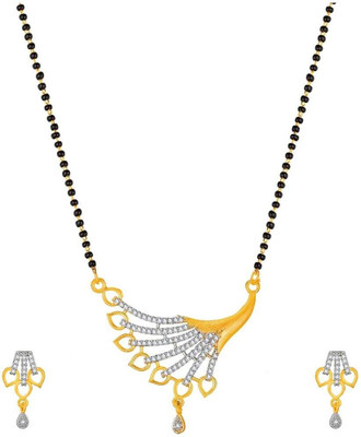 Harsha Creation Alloy Gold-plated Silver Jewellery Set(Pack of 1)