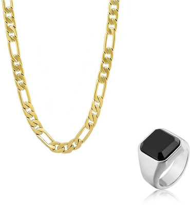 Vipunj Alloy Gold-plated, Sterling Silver Gold, Black, Silver Jewellery Set(Pack of 1)