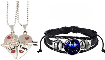 Elanora Jewels Alloy Sterling Silver Silver Jewellery Set(Pack of 2)