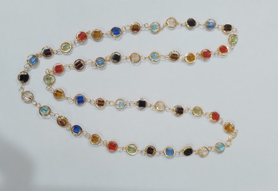 bhumi creation Alloy Platinum Multicolor Jewellery Set(Pack of 1)