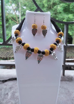 MS Creation Brass, Dori, Sterling Silver Brass, Sterling Silver Black Jewellery Set(Pack of 2)