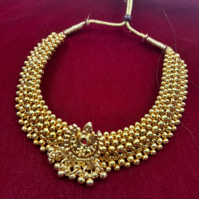 Swaroop Designer Alloy Gold-plated Gold Jewellery Set(Pack of 1)