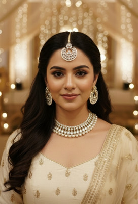 ICG Alloy Platinum Multicolor Jewellery Set(Pack of 1)