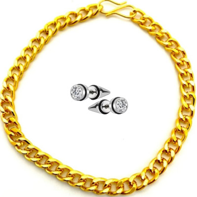 Vedish Alloy Gold-plated, Sterling Silver Gold, Silver Jewellery Set(Pack of 2)