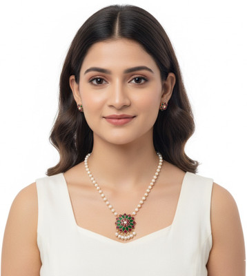 djh Alloy Gold-plated Multicolor Jewellery Set(Pack of 1)