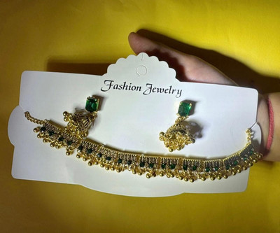 jt jewels Alloy Gold Jewellery Set(Pack of 1)