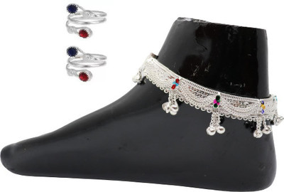 SONU SELECT Alloy Silver Silver Jewellery Set(Pack of 1)
