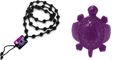KINGSTYLEIMPEX Dori, Alloy Black, Purple Jewellery Set(Pack of 1)