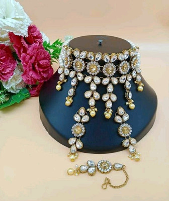 catalyst venture Alloy Gold-plated Gold, White Jewellery Set(Pack of 3)