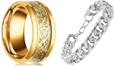 Neerajyoti Metal Black, Gold, Blue, Silver Jewellery Set(Pack of 2)