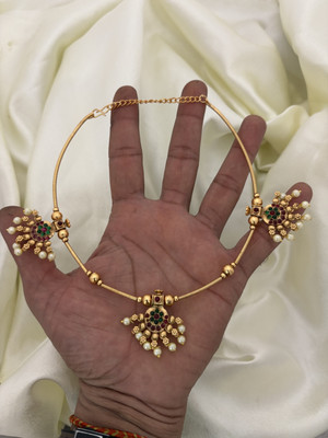 Influtive Gold-plated Plated Brass Necklace Set