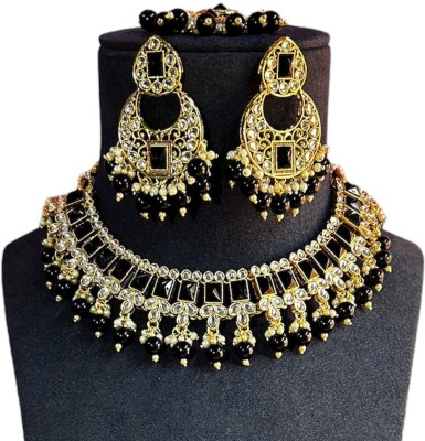 Antiquejewellry Alloy Black Jewellery Set(Pack of 4)