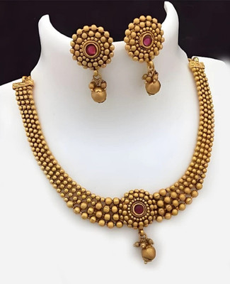 Radian Alloy Gold-plated Gold Jewellery Set(Pack of 1)