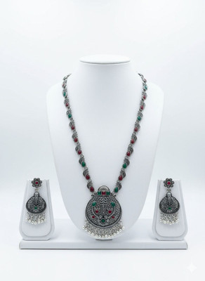 ABC Oxidised Silver Silver Jewellery Set(Pack of 1)