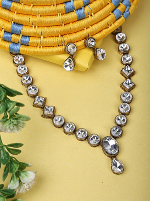 JN Handicraft Brass Copper White Jewellery Set(Pack of 1)